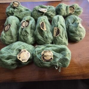 Vintage Spinnerin Frostlon Petite Green Yarn 10 Skeins